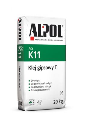 Alpol AG K11 20kg- klej gipsowy T do płyt G-K