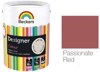 Beckers Designer Colour 5L - Passionate Red