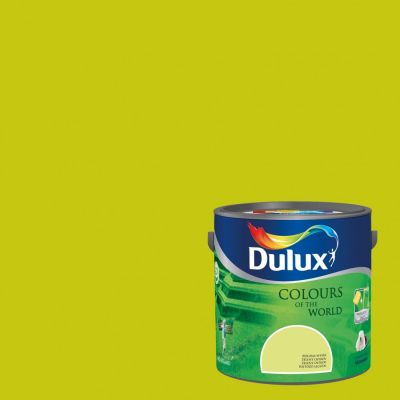 DULUX Kolory Świata Zielone Tarasy 2,5 L - Farba do ścian i sufitów