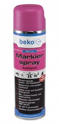 Beko Marker spray 500ml różowy - spray do znakowania