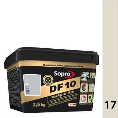 Sopro DF 10 2,5kg - 17 srebrno - szary - Design Fuga Flex 1-10 m DF10