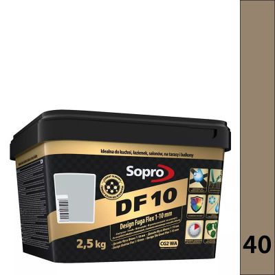 Sopro DF 10 2,5kg - 40 sahara - Design Fuga Flex 1-10 mm
