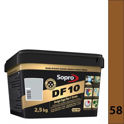 Sopro DF 10 2,5kg - 58 Umbra - Design Fuga Flex 1-10 mm DF10