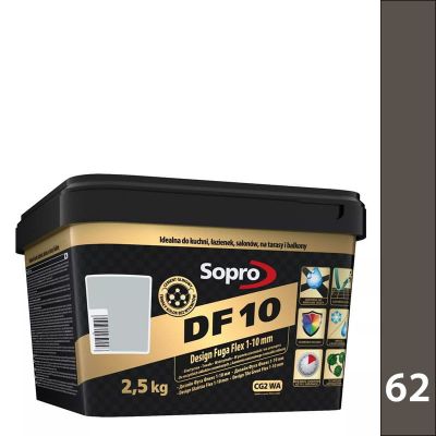 Sopro DF 10 2,5kg - 62 heban - Design Fuga Flex 1-10 mm DF10