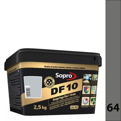 Sopro DF 10 2,5kg - 64 bazalt - Design Fuga Flex 1-10 mm DF10