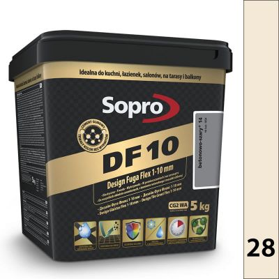 Sopro DF 10 5kg - 28 jaśmin - Design Fuga Flex 1-10 mm DF10
