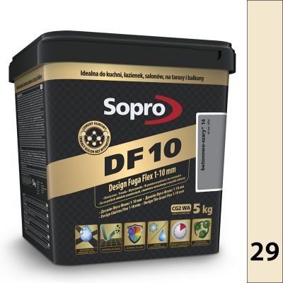 Sopro DF 10 5kg - 29 jasny beż - Design Fuga Flex 1-10 mm DF10