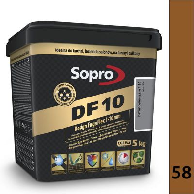 Sopro DF 10 5kg - 58 Umbra - Design Fuga Flex 1-10 DF10