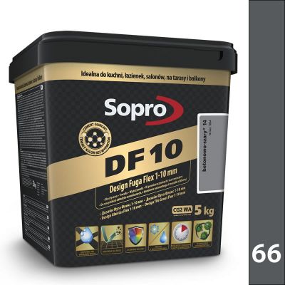Sopro DF 10 5kg - 66 antracyt - Design Fuga Flex 1-10 mm DF10