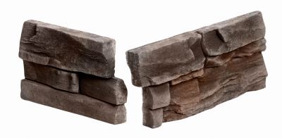 Płytki elewacyjne Incana Basalto Copper narożnik
