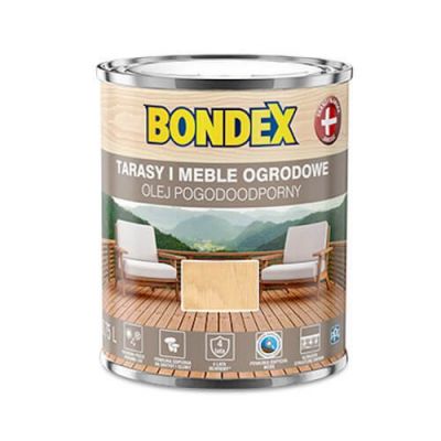 Bondex Olej Pogodoodporny Bezbarwny 0,75 l