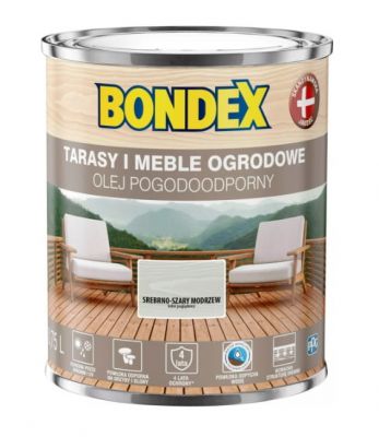 Bondex Olej Pogodoodporny Srebrno-Szary Modrzew 0,75 l