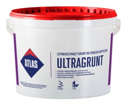 Grunt szybkoschnący na podłoże krytyczne Atlas Ultragrunt 5 kg