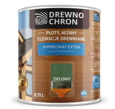 Impregnat Extra Powłokotwórczy Drewnochron zielony 2,5l