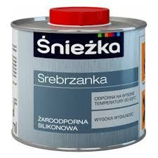 Srebrzanka żaroodporna Śnieżka 0,5 l srebrna