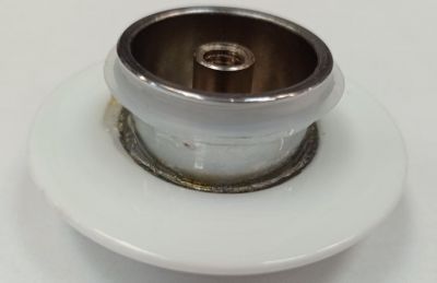 Grzybek ceramiczny do Cluro click-clack duży, biały