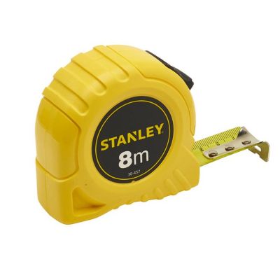 Miara zwijana Stanley  żółta 8 m x 25 mm 130457
