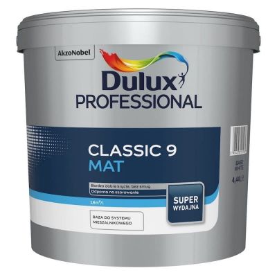 Dulux Professional Classic 9 Mat White 4,44l