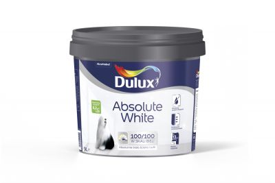 Farba Dulux Absolute White 9 l
