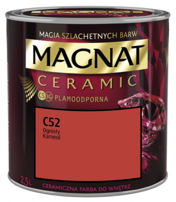 Farba ceramiczna Magnat Ceramic ognisty karneol C52 2.5L
