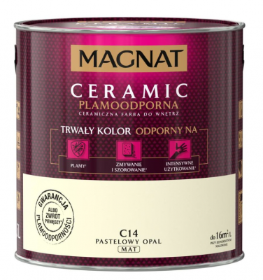 Farba ceramiczna Magnat Ceramic pastelowy opal C14 2.5L