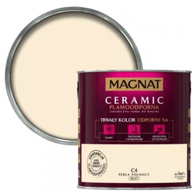 Farba ceramiczna Magnat Ceramic perła północy C4 2.5L