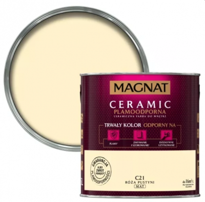Farba ceramiczna Magnat Ceramic róża pustyni C21 2.5L