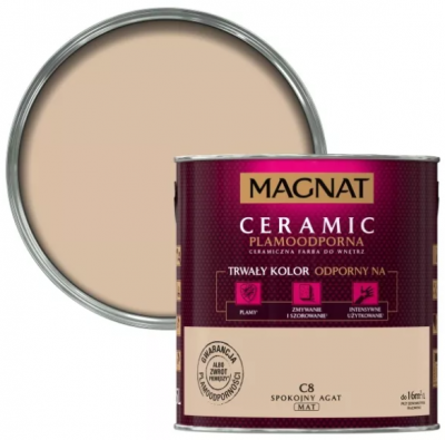 Farba ceramiczna Magnat Ceramic spokojny agat C8 2.5L