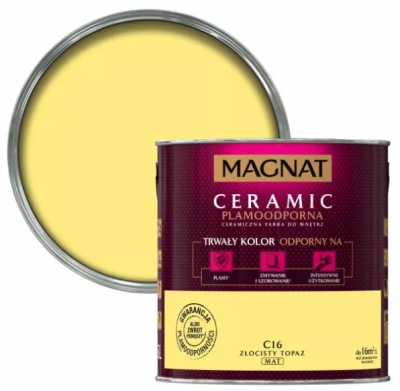 Farba ceramiczna Magnat Ceramic złocisty topaz C16 2.5L