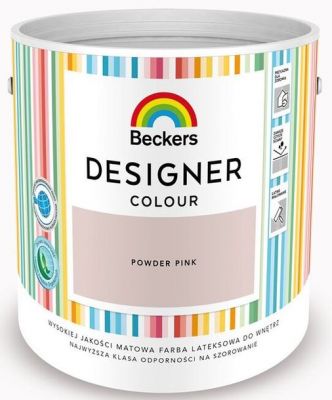 Farba lateksowa Beckers Designer Colour Powder Pink 5 l