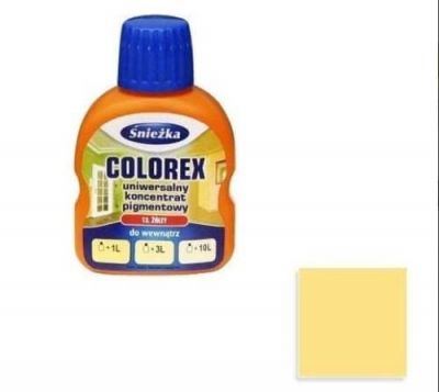 Pigment barwiący Śnieżka Colorex 100 ml żółty