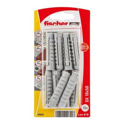 Kołki rozporowe Fischer SX 10 x 50 mm 10 szt.