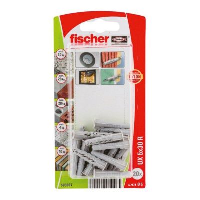 Kołki uniwersalne Fischer UX 5 x 30 mm 20 szt.