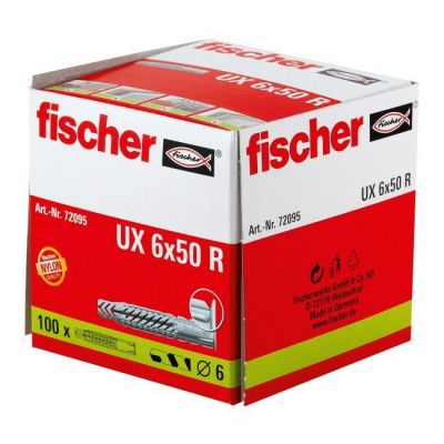 Kołki uniwersalne Fischer UX 6 x 50 mm 100 szt.
