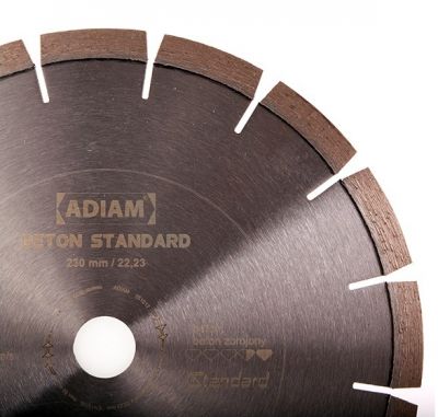 Tarcza diamentowa BETON STANDARD 115x22,2mm ADIAM 109040