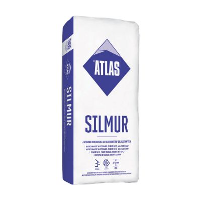 Atlas Silmur M5 25kg Zaprawa do gazobetonu i cegieł silikatowych, szara