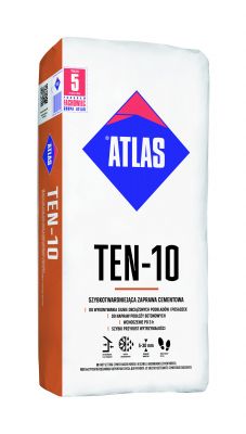 Atlas TEN-10 25kg szybkotwardniejąca zaprawa cementowa