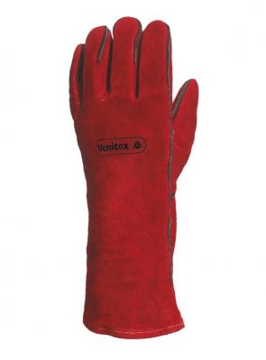 Rękawice spawalnicze czerwone DELTA PLUS CA615K10