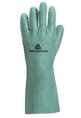 Rękawice z nitrylu zielone DELTA PLUS VE802VE09