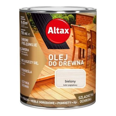 Olej do drewna Altax bielony 0,75 l