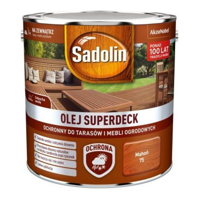 Olej do drewna Sadolin Superdeck mahoń 2,5 l