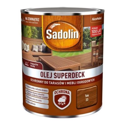 Olej do drewna Sadolin Superdeck tek 0,75 l