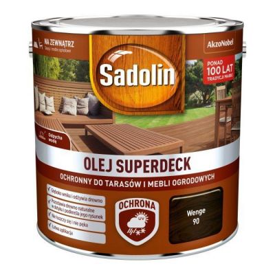 Olej do drewna Sadolin Superdeck wenge 2,5 l