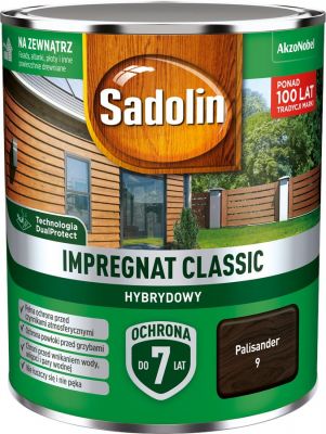 Impregnat ochronno-dekoracyjny hybrydowy Classic 0,75 L palisander SADOLIN