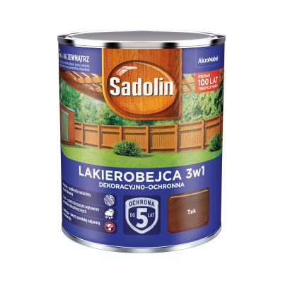 Lakierobejca dekoracyjno-ochronna 3w1 - 0,7 L teak SADOLIN