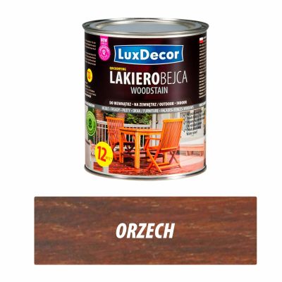 Lakierobejca do drewna 0,75 L orzech LUXDECOR