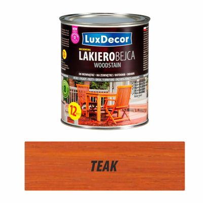 Lakierobejca do drewna 0,75 L teak LUXDECOR