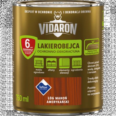 Lakierobejca do drewna mahoń ameryk. 0,75 L VIDARON