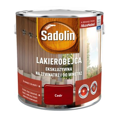 Lakierobejca ekskluzywna 2,5 L cedr SADOLIN