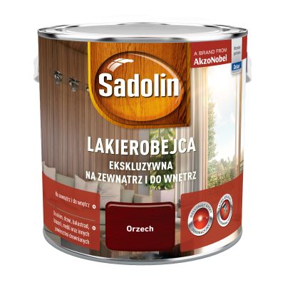 Lakierobejca ekskluzywna 2,5 L orzech SADOLIN